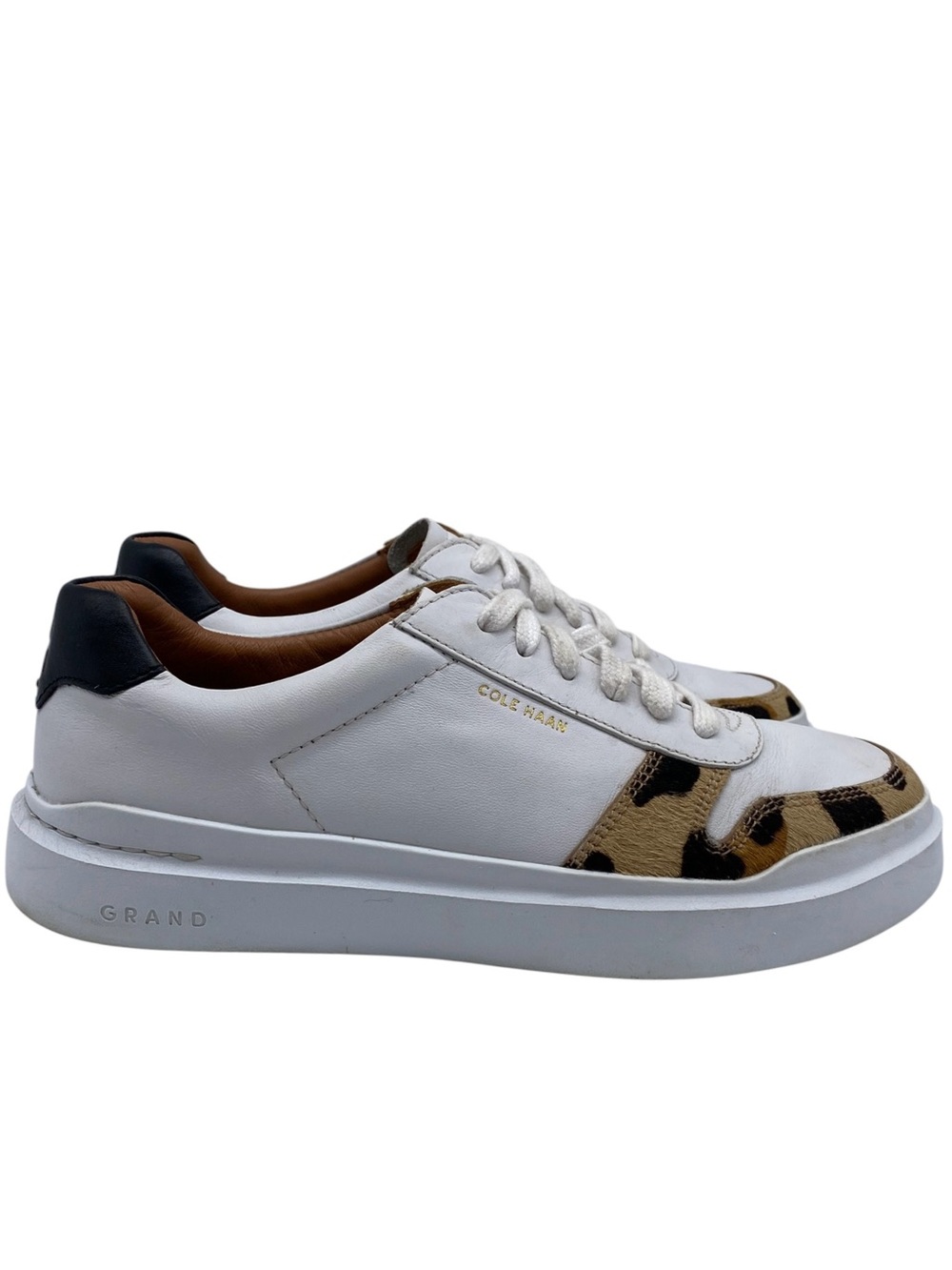 Cole Haan Womens Shoes Grandpro Rally Court Sneakers 7.5 White Leather Low Top - Picture 2 of 11